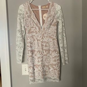 White lacy dress